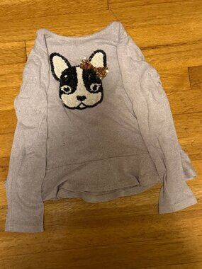 Bailey Lane sequin pug shirt